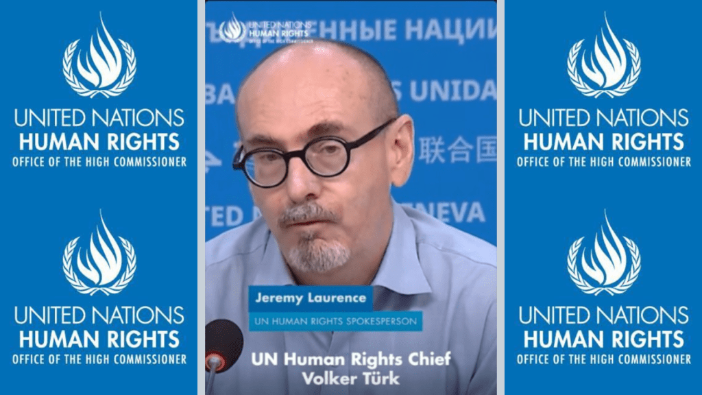 un rights chief urges calm