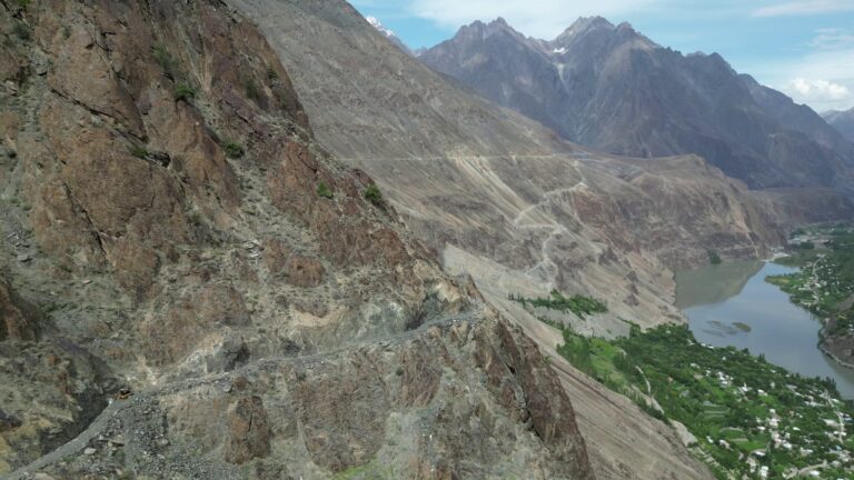Khalti Kohal irrigation channel Ghizer