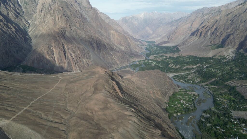 Khalti Kohal irrigation channel Ghizer