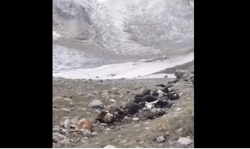 glacier burst