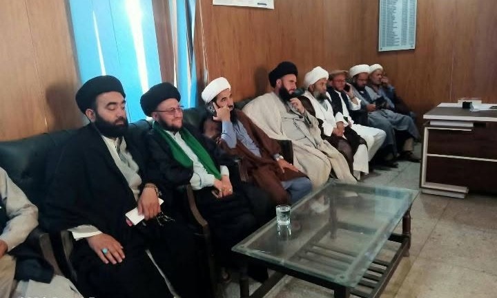 Gilgit scholars arrest protest